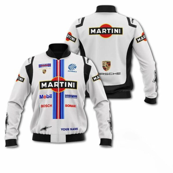 Personalized Martini Racing Bosch Sonax Bomber Jacket 856 125
