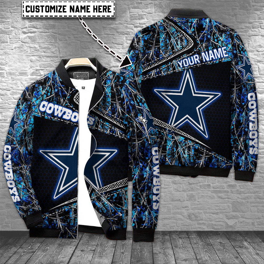 Cowboys Personalized Bomber Jacket BG649