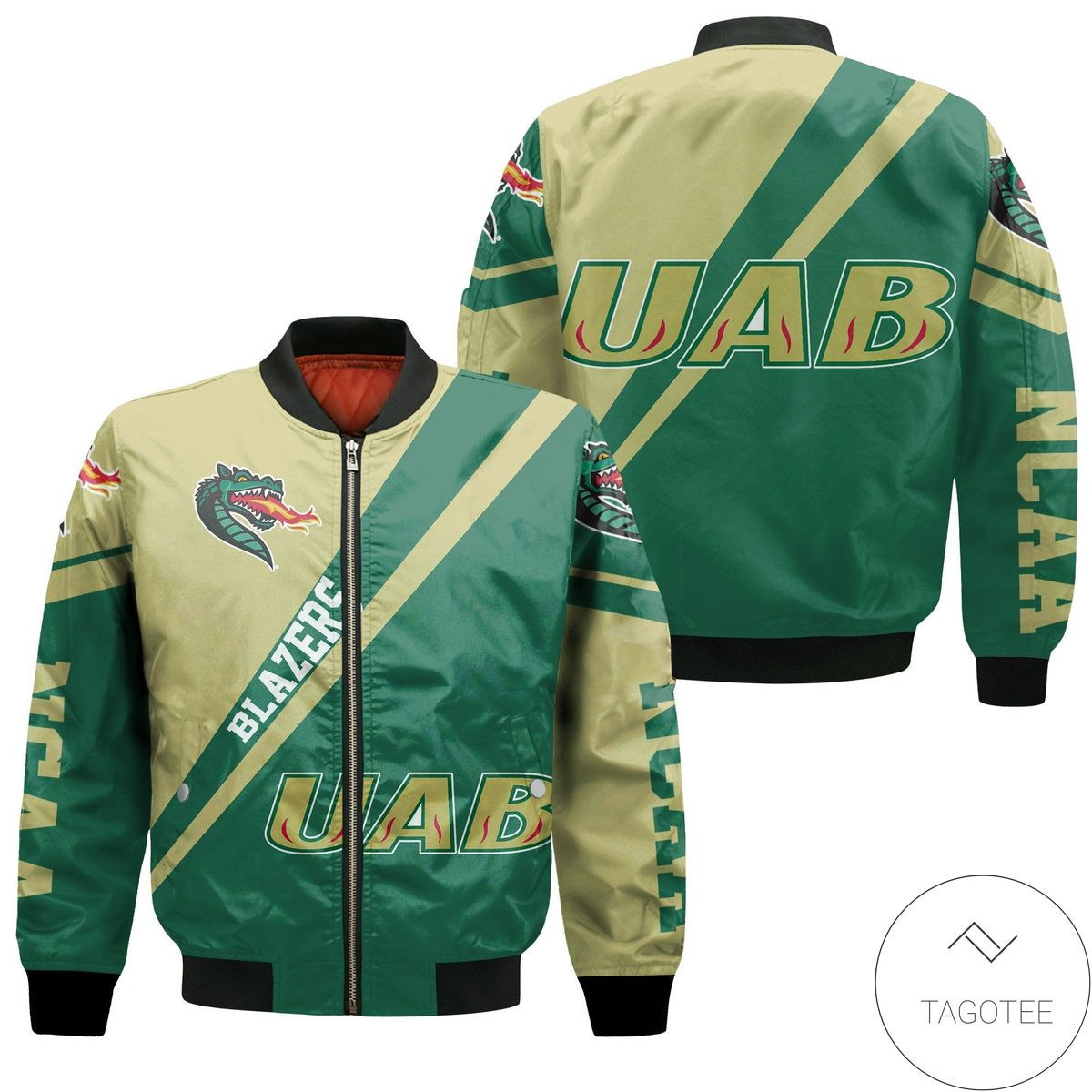 UAB Blazers Cross Style Bomber Jacket