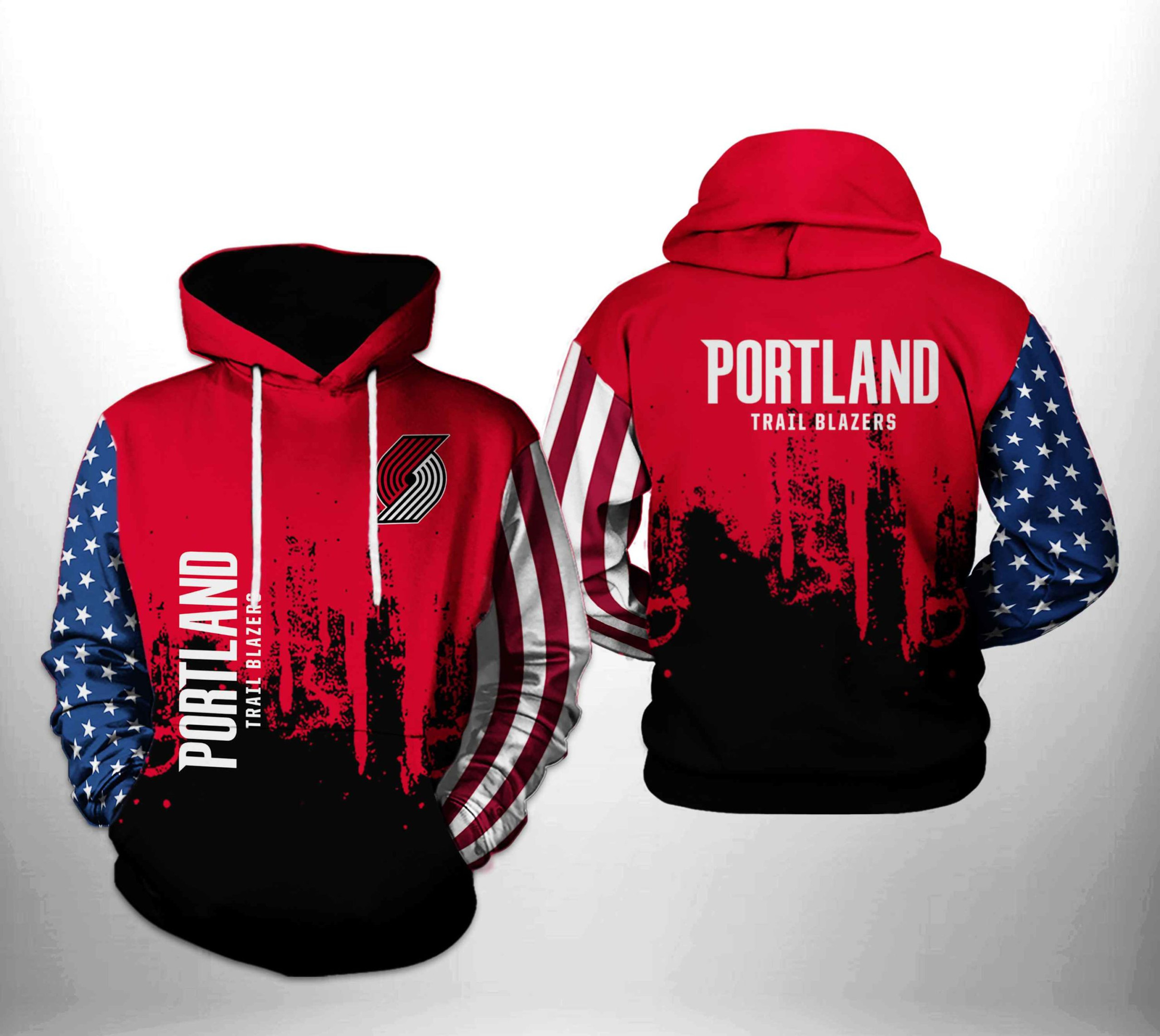 Portland Trail Blazers Team US 3D All Over Print Hoodie & Zip Hoodie
