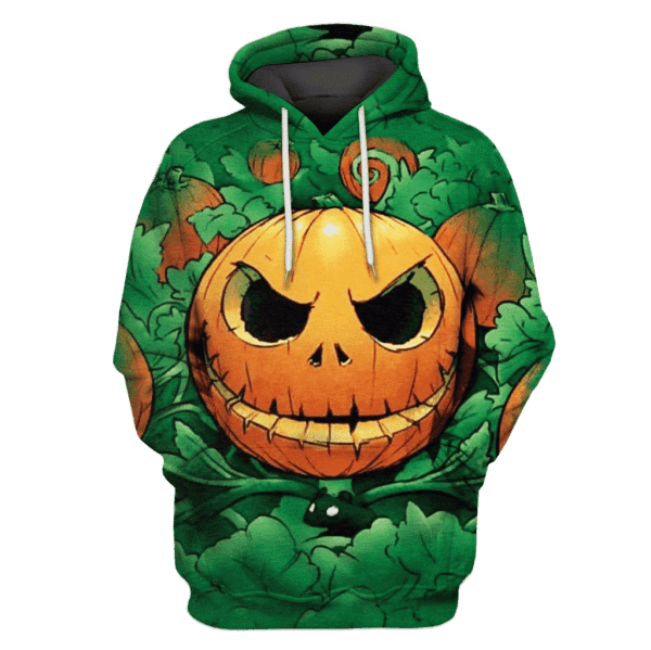 Jack Skellington Nightmare Before Christmas Pumpkin King 3D All Over Print Hoodie & Zip Hoodie