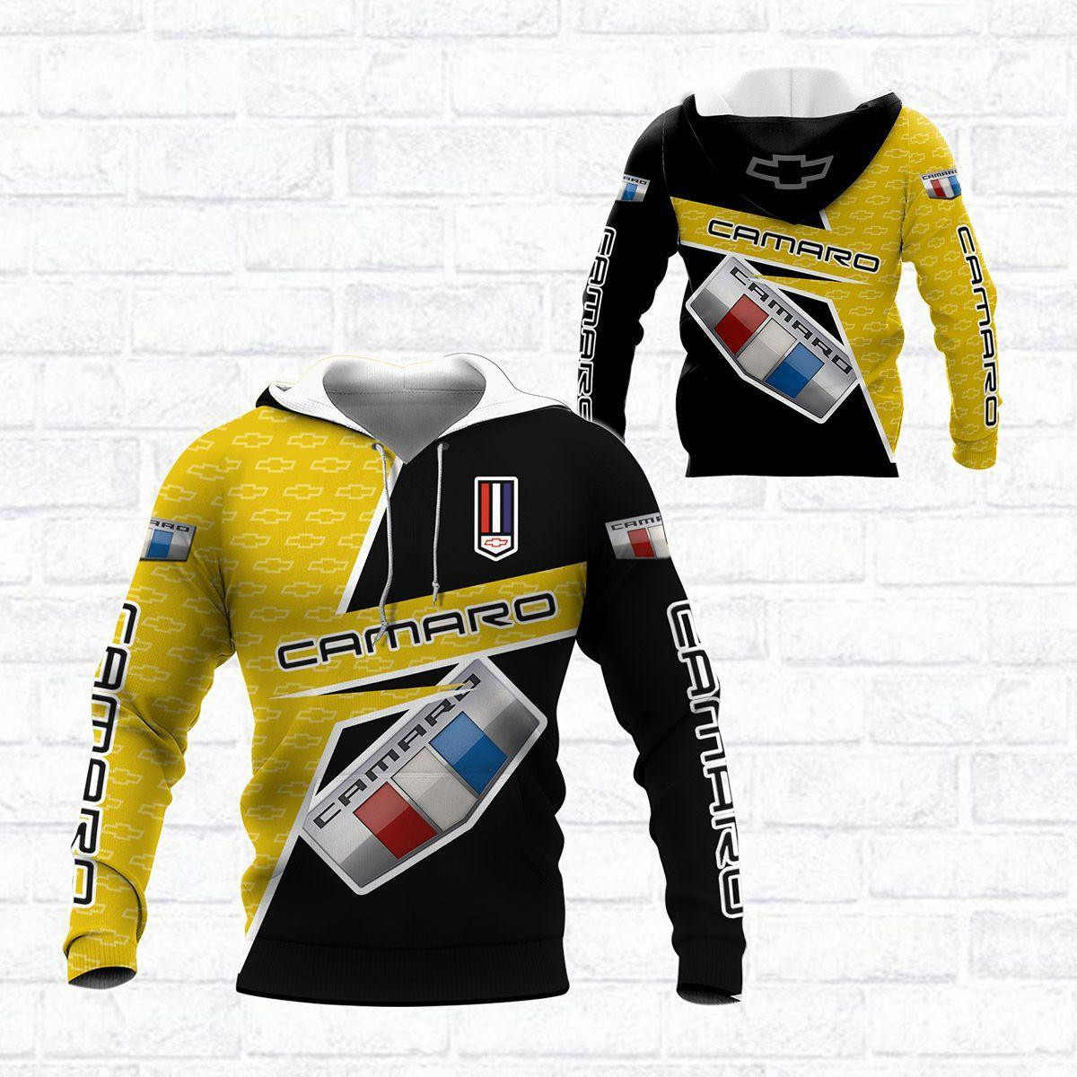 Chevrolet Camaro Shirt 405, 3d Hoodie Zip Hoodie