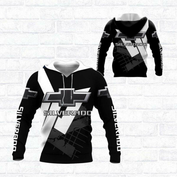 Chevrolet Silverado Shirt 901, 3d Hoodie Zip Hoodie 469