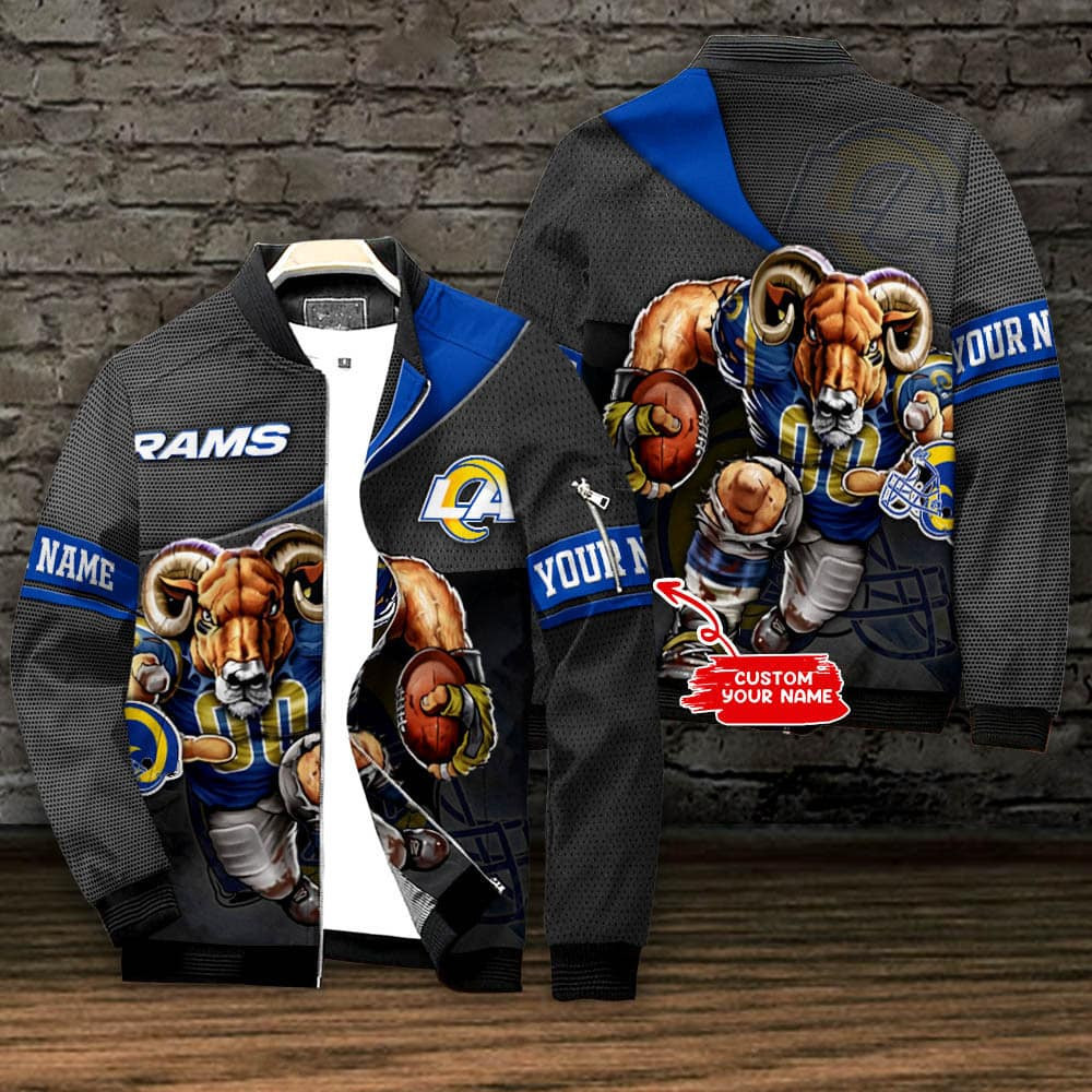 Los Angeles Rams Personalized Bomber Jacket BG602