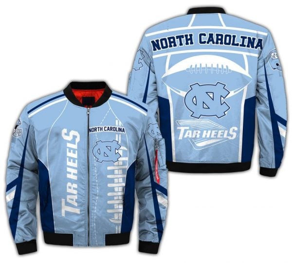 North Carolina Tar Heels Blue Bomber Jacket
