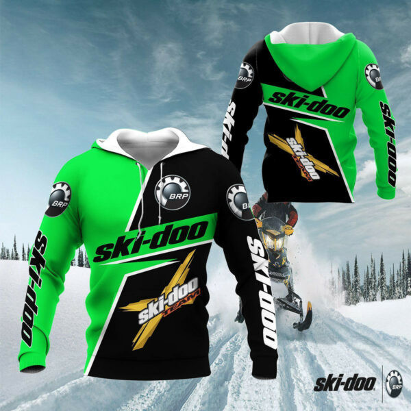 Ski-doo Shirt 457, 3d Hoodie Zip Hoodie 2255