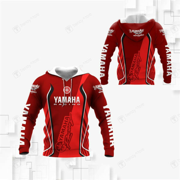 Yamaha Racing Shirt 563, 3d Hoodie Zip Hoodie 2848