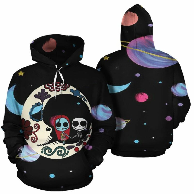 The Nightmare Before Christmas 4 Over Print 3d Hoodie Zip Hoodie