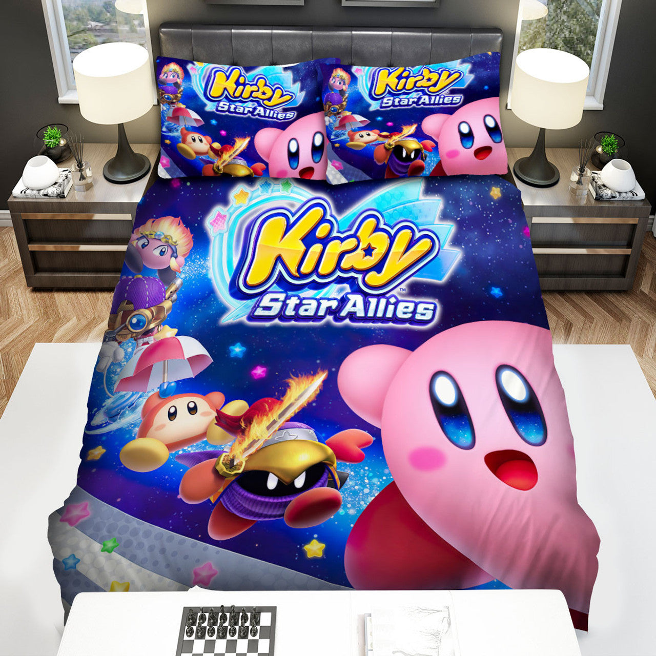 Kirby Bedding Set Kirby Star Allies Other Versions Duvet Covers