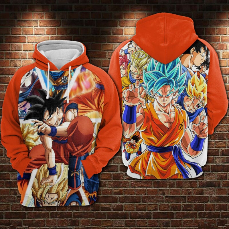 Songoku , Dragon Ball 02 Hoodie Zip Hoodie