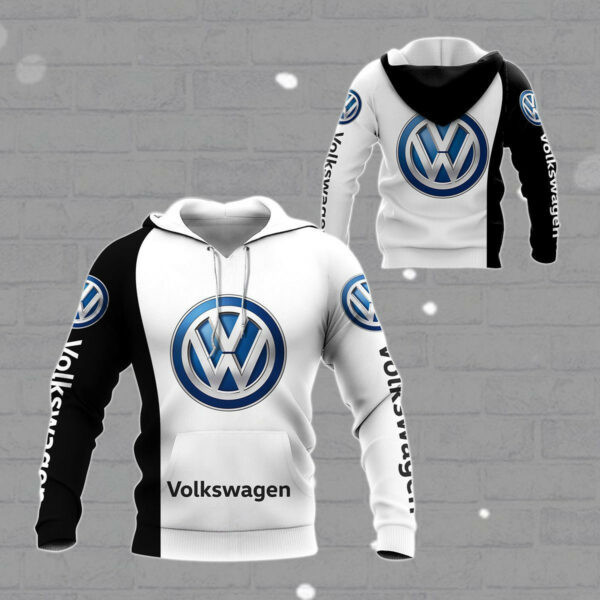 Volkswagen Shirt 452, 3d Hoodie Zip Hoodie 2406