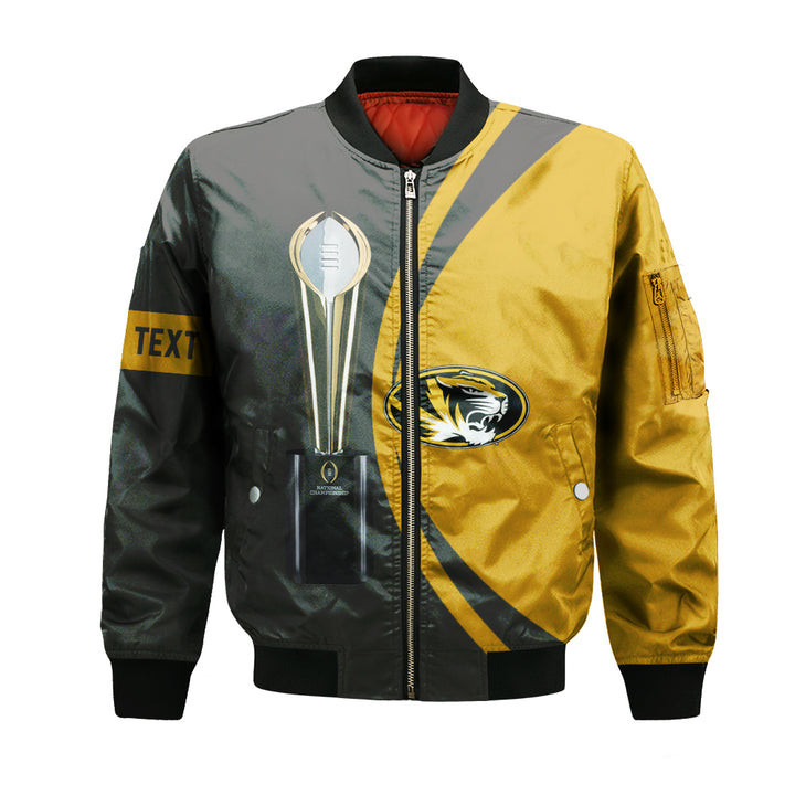 Missouri Tigers Custom Text Champions Bomber Jacket