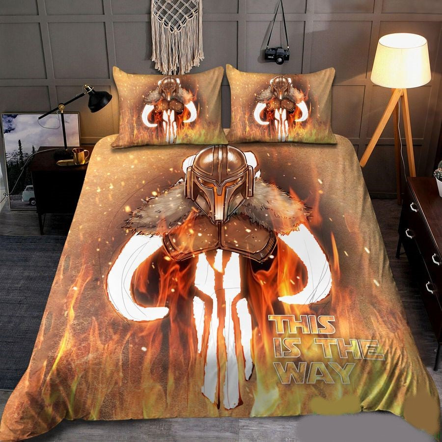 SW Bedding Set SW This Is The Way Fire Duvet Covers