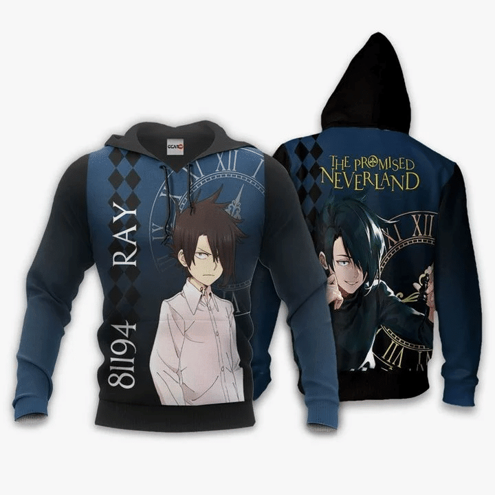 The Promised Neverland Ray 81194 3d Hoodie Zip Hoodie