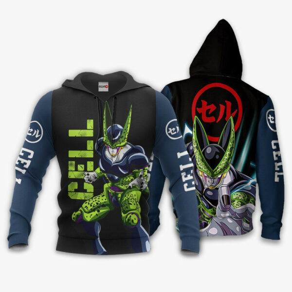 Perfect Cell Dragon Ball Z Anime 1k255   Cartoon Graphic Outfits Aop 3d Hoodie, Zip Hoodie 2883