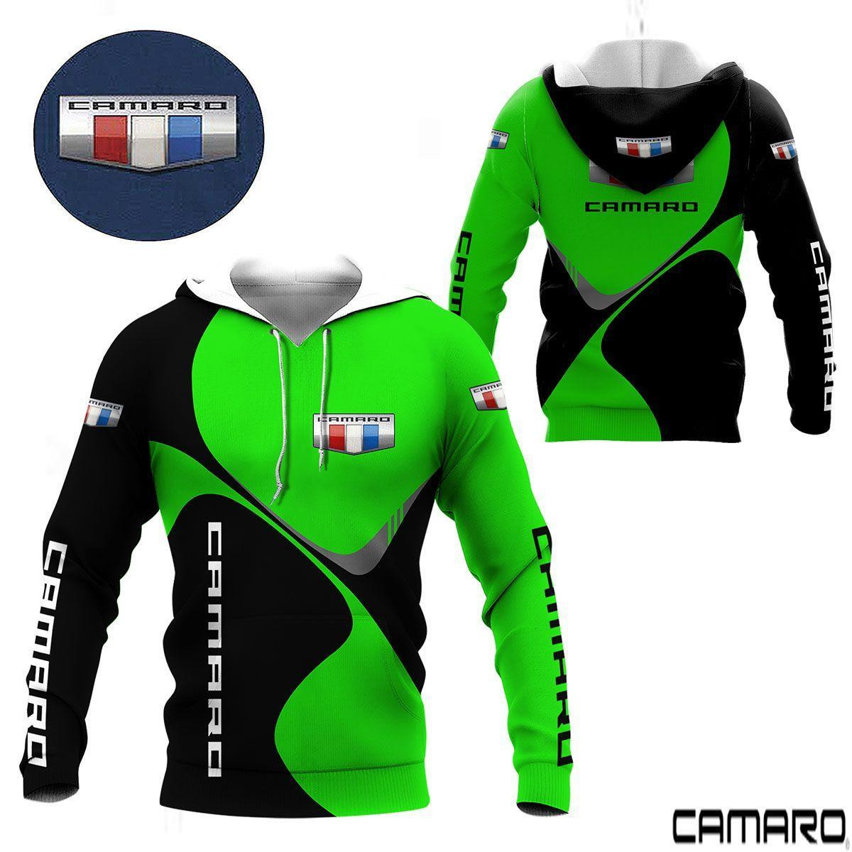 Chevrolet Camaro Shirt 393, 3d Hoodie Zip Hoodie