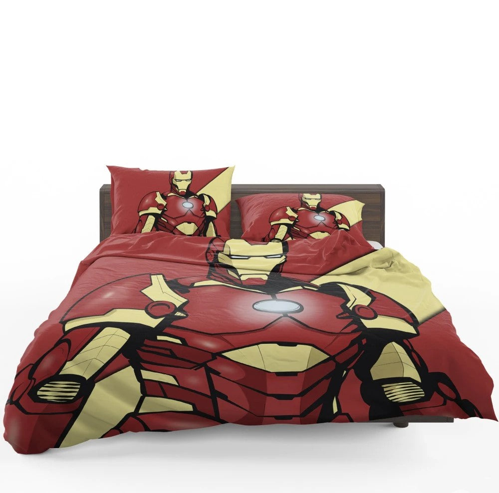 Iron Man Bedding Set MV Iron Man Superhero Genius Comic Duvet Covers
