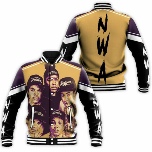 N.w.a Legendary Rappers Clan Hip Hop 6k641 Gift For Fan Baseball Jacket 388