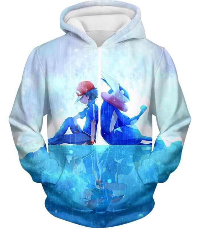 Pokemon Promo Ash X Greninja 3d All Over Printed Shirt Hoodie