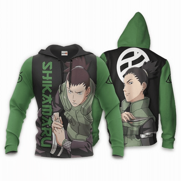 Nara Shikamaru Naruto 3d Hoodie Zip Hoodie