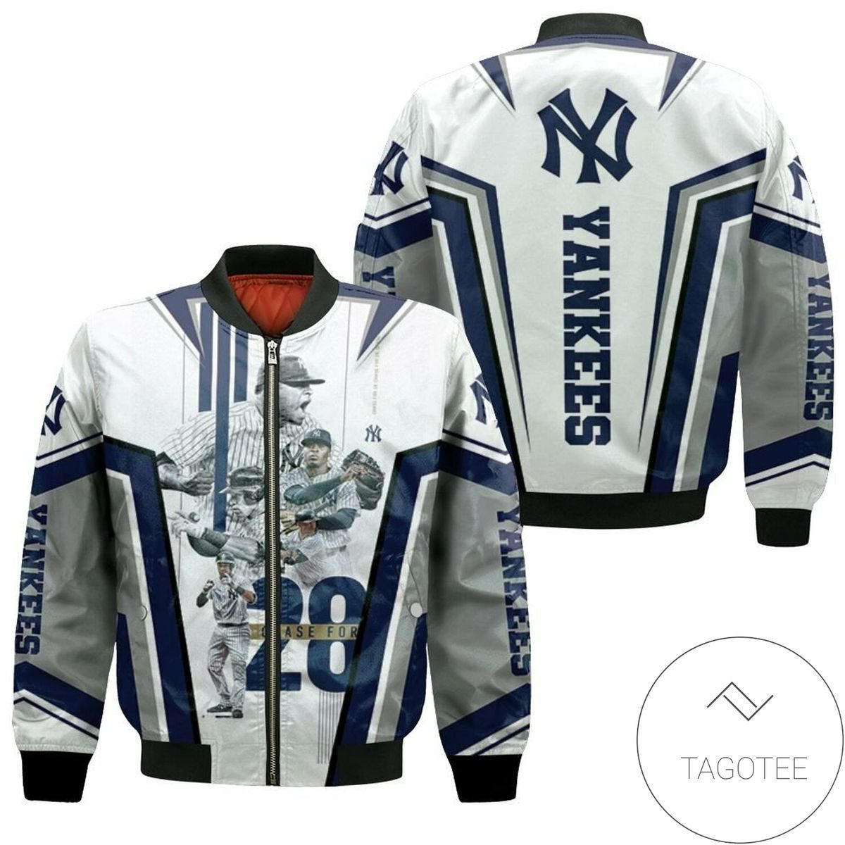 New York Yankees Great Team Chase For 28 Bomber Jacket
