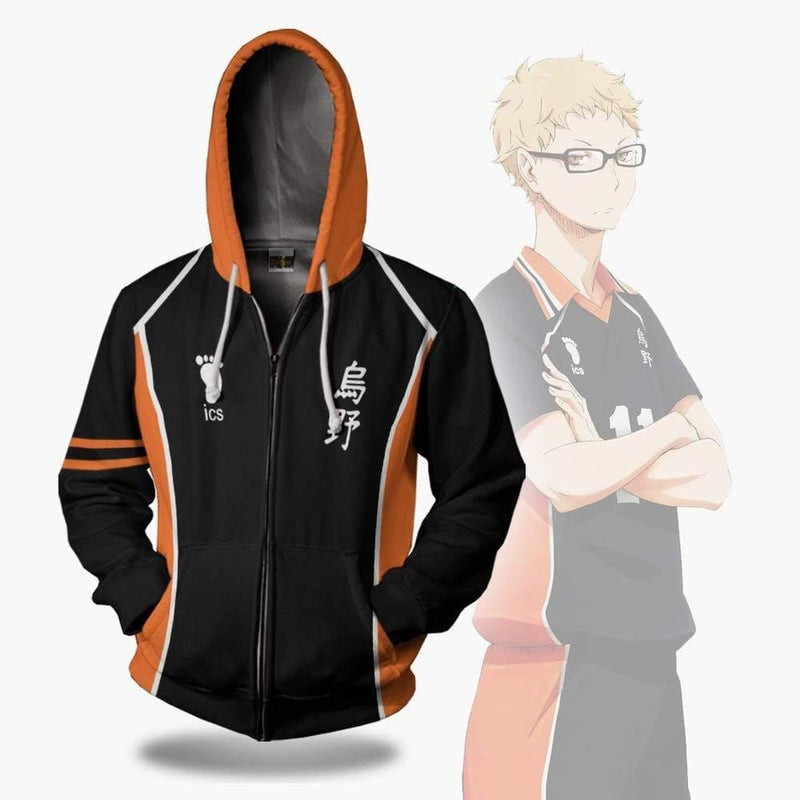 Karasuno Uniform Haikyuu 3D All Over Print Hoodie & Zip Hoodie