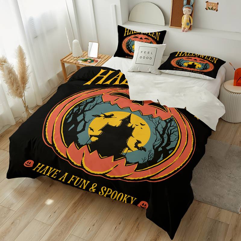 Halloween Bedding Set Have A Fun And Spooky Halloween Duvet Covers