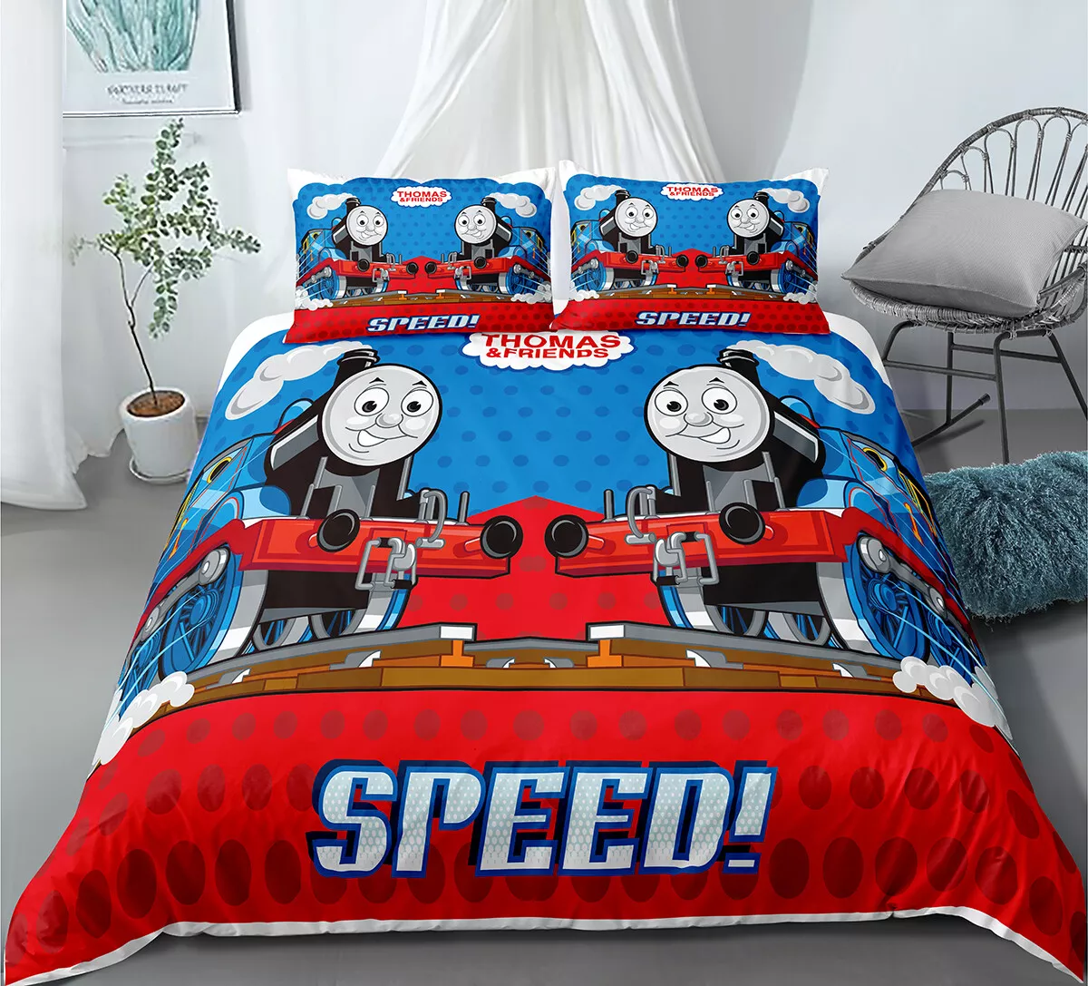 Thomas Train Bedding Set Thomas Train Speed Graphic Duvet Covers Red