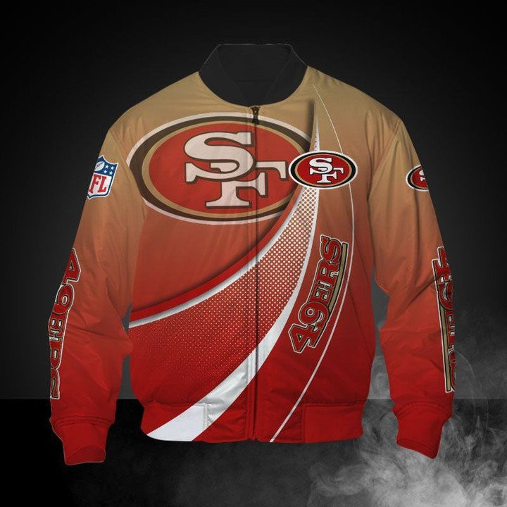 San Francisco 49ers Free Style Design Bomber Jacket