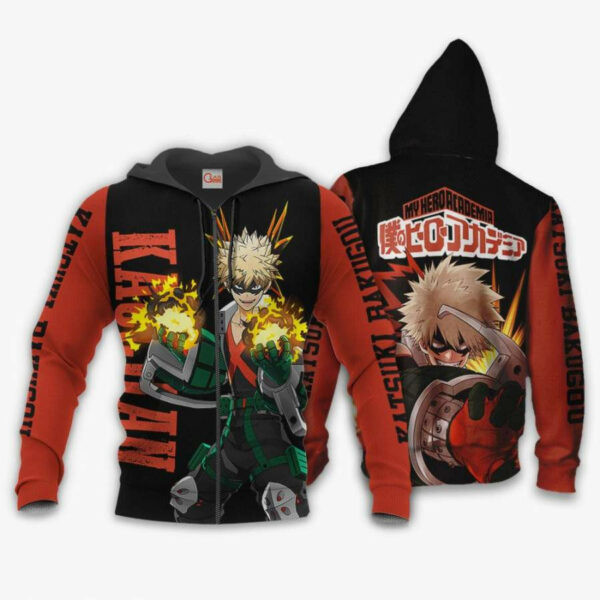 Kacchan Katsuki Bakugou My Hero Academia 2k928 Cartoon 3d Hoodie Zip Hoodie 1513