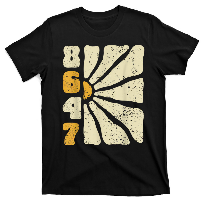 8647 Subtle Floral Boho Style T-shirt