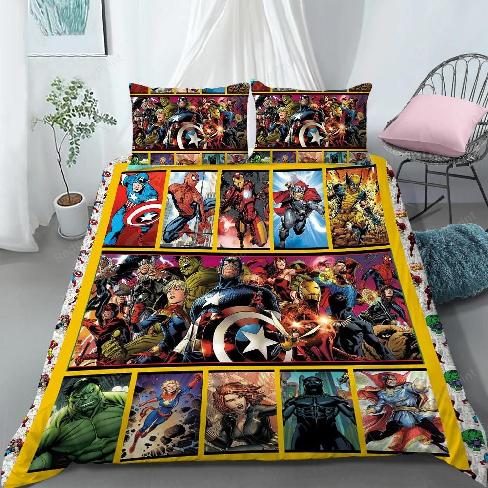 MV Bedding Set MV Comic Superheroes Duvet Covers