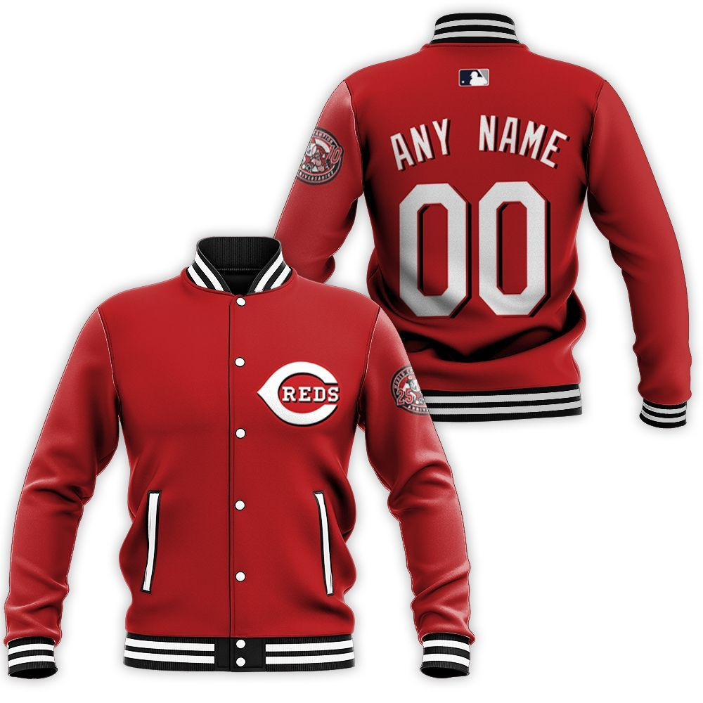 Cincinnati Reds Custom Name Number Baseball Jacket