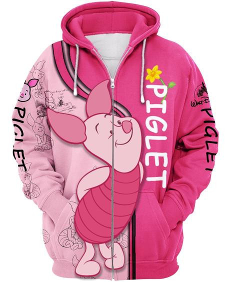 Piglet Zip-up Hoodie