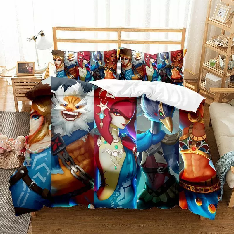 The Legend Of Zelda Bedding Set Link And The Four Champions Duvet Covers