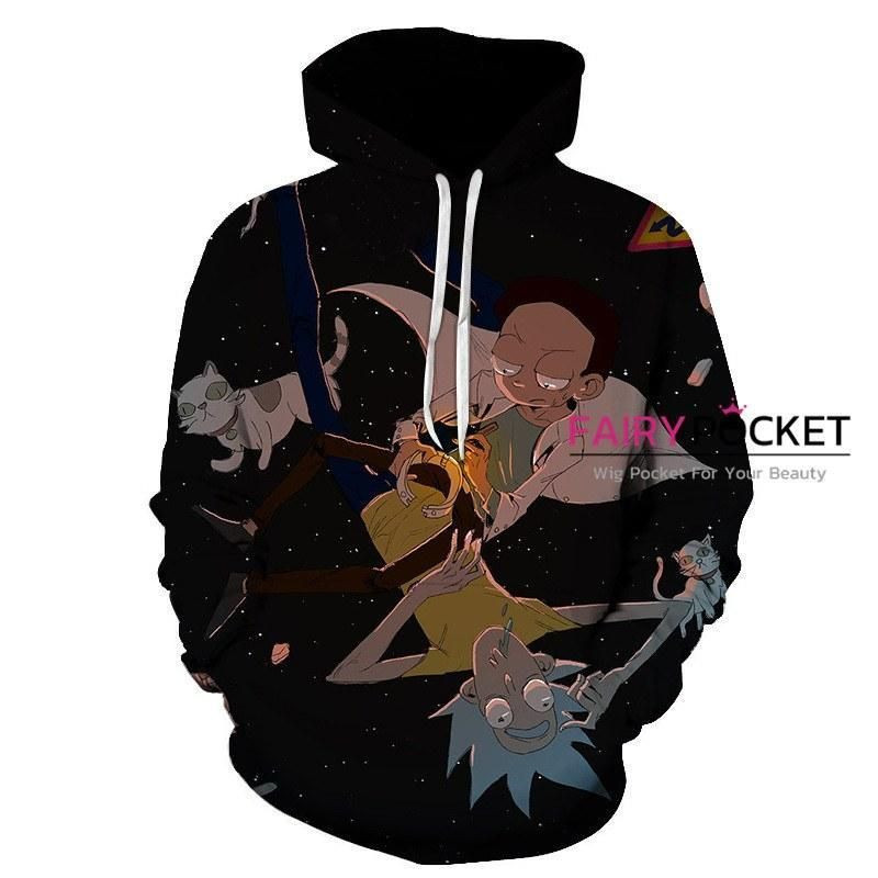 Rick and Morty 3D All Over Print Hoodie & Zip Hoodie