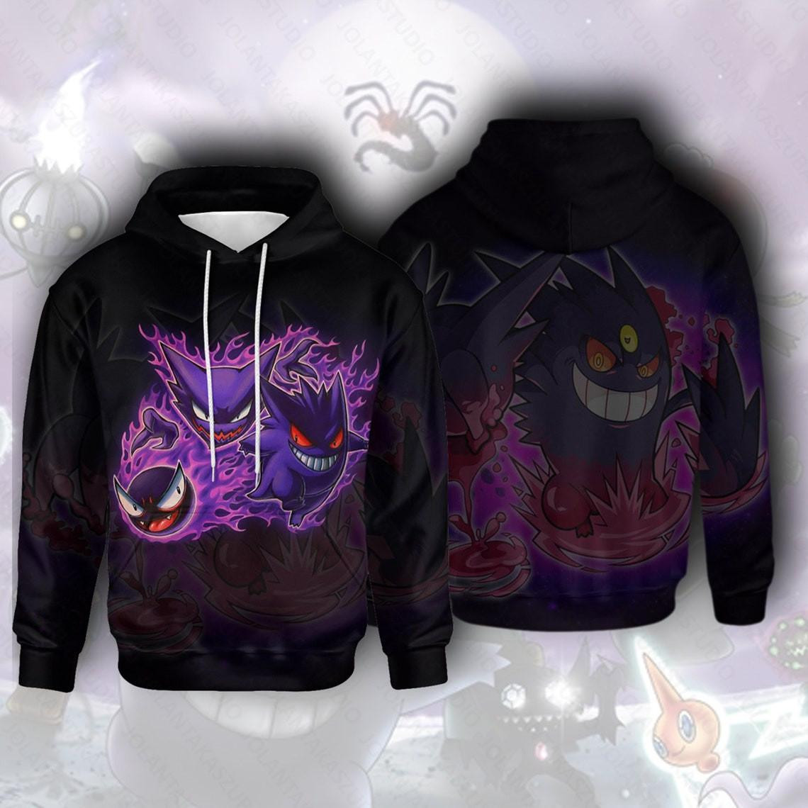 Pokemon Hoodie, Pokemon Gift For Fan, Pokemon Gift Ver11, Aop Hoodie