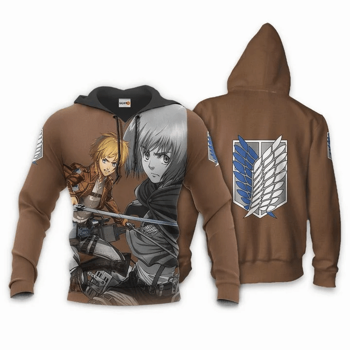 Aot Armin Arlert Attack On Titan 3d Hoodie Zip Hoodie