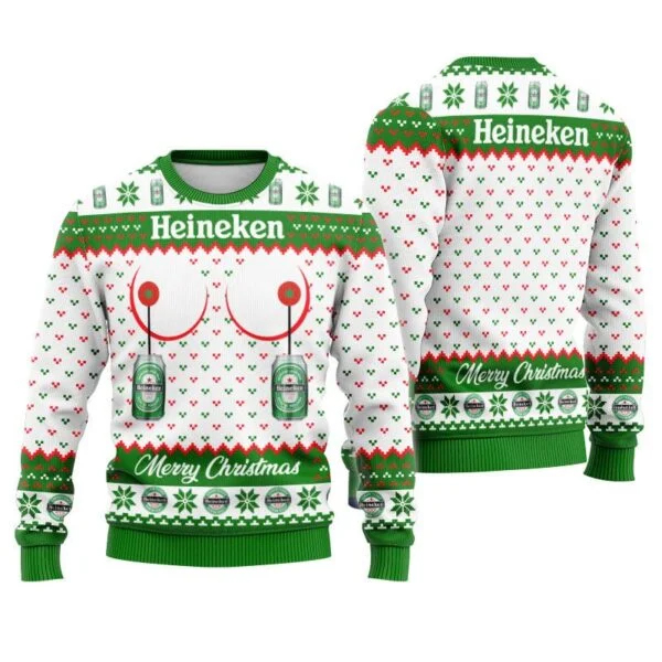Heineken Merry Christmas Ugly Sweater