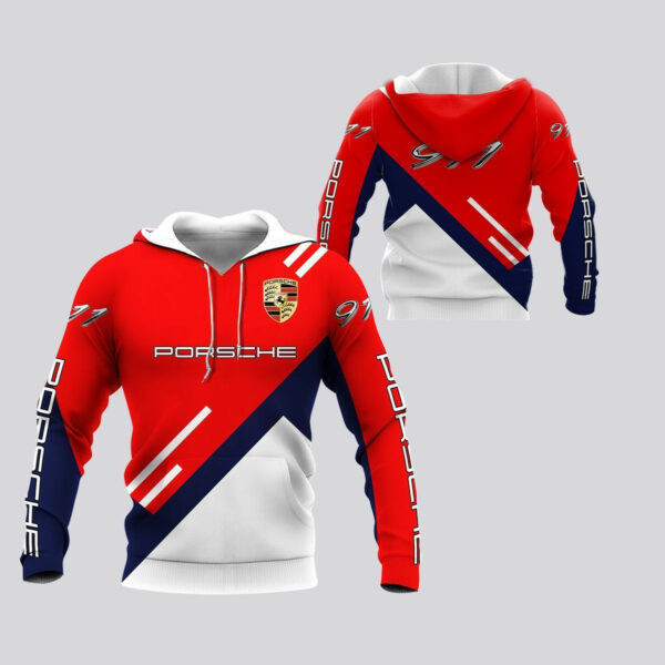 Porsche Shirt 1018, 3d Hoodie Zip Hoodie 2060