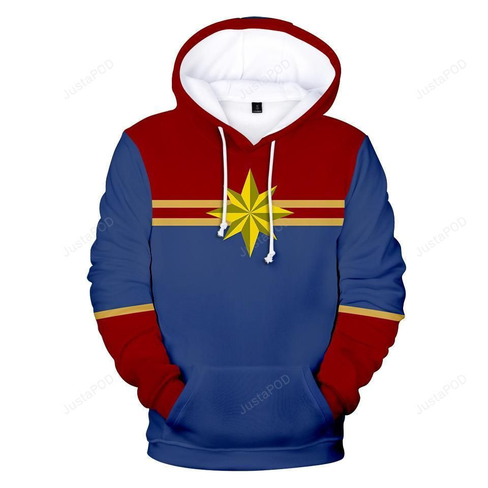 Captain Marvel 3D All Over Print Hoodie & Zip Hoodie