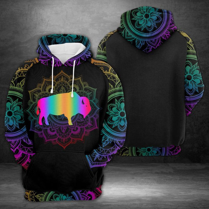 Bison 3D All Over Print Hoodie & Zip Hoodie