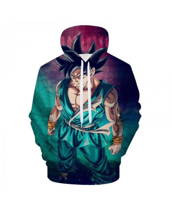 Dragon Ball Z Anime Harajuku Funny Cartoon Goku 3D All Over Print Hoodie & Zip Hoodie