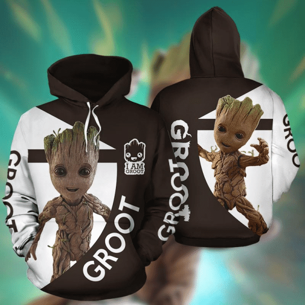 Groot,iam Groot Marvel Comics 2k549 Lover Gift ,groot All Over Print 3d Hoodie