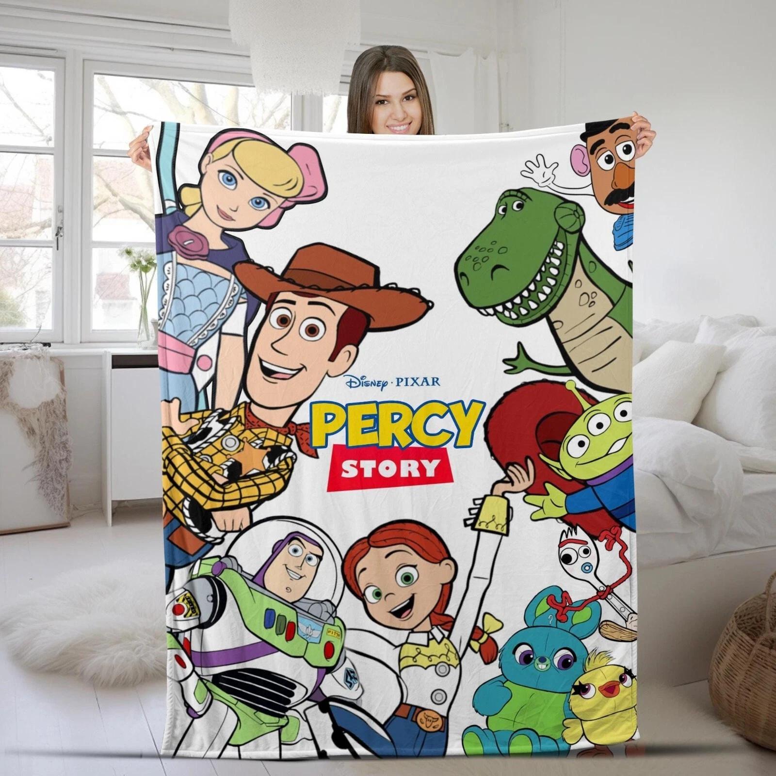 Personalized Toy Story Blanket Toy Story Fleece Sherpa Blanket