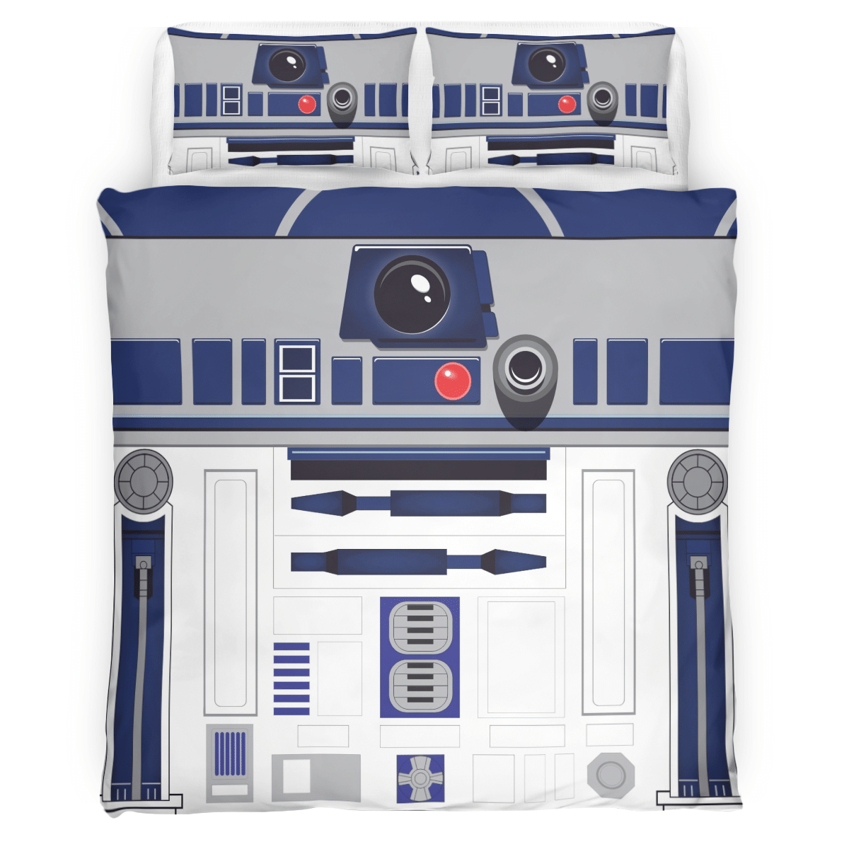 SW Bedding Set SW Machinery Modern Duvet Covers Blue