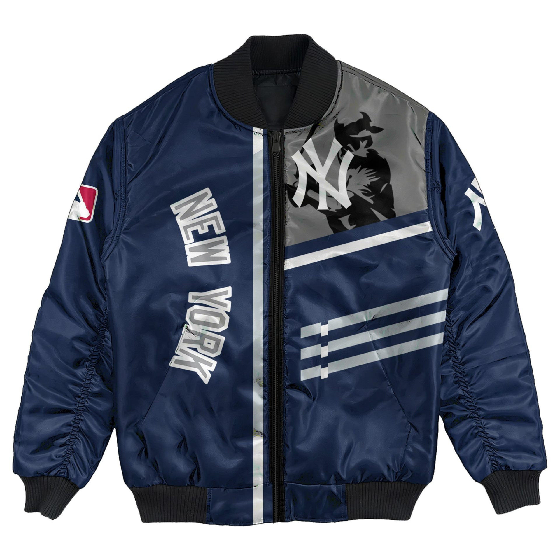 New York Yankees Custom Name Number Bomber Jacket V4