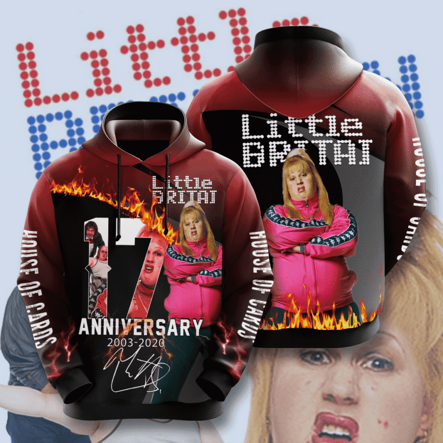 Little Britain Movie Character Anniversary 17 Years 3D All Over Print Hoodie & Zip Hoodie