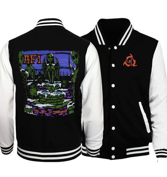 Afi The Art Of Drowning Baseball Jacket Sweatshirt Winter Popular Soft Hoodie Printed Cotton Hoodies Jackets