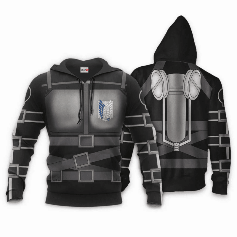 Aot New Suit Shingeki No Kyojin Attack On Titan 3d Hoodie Zip Hoodie